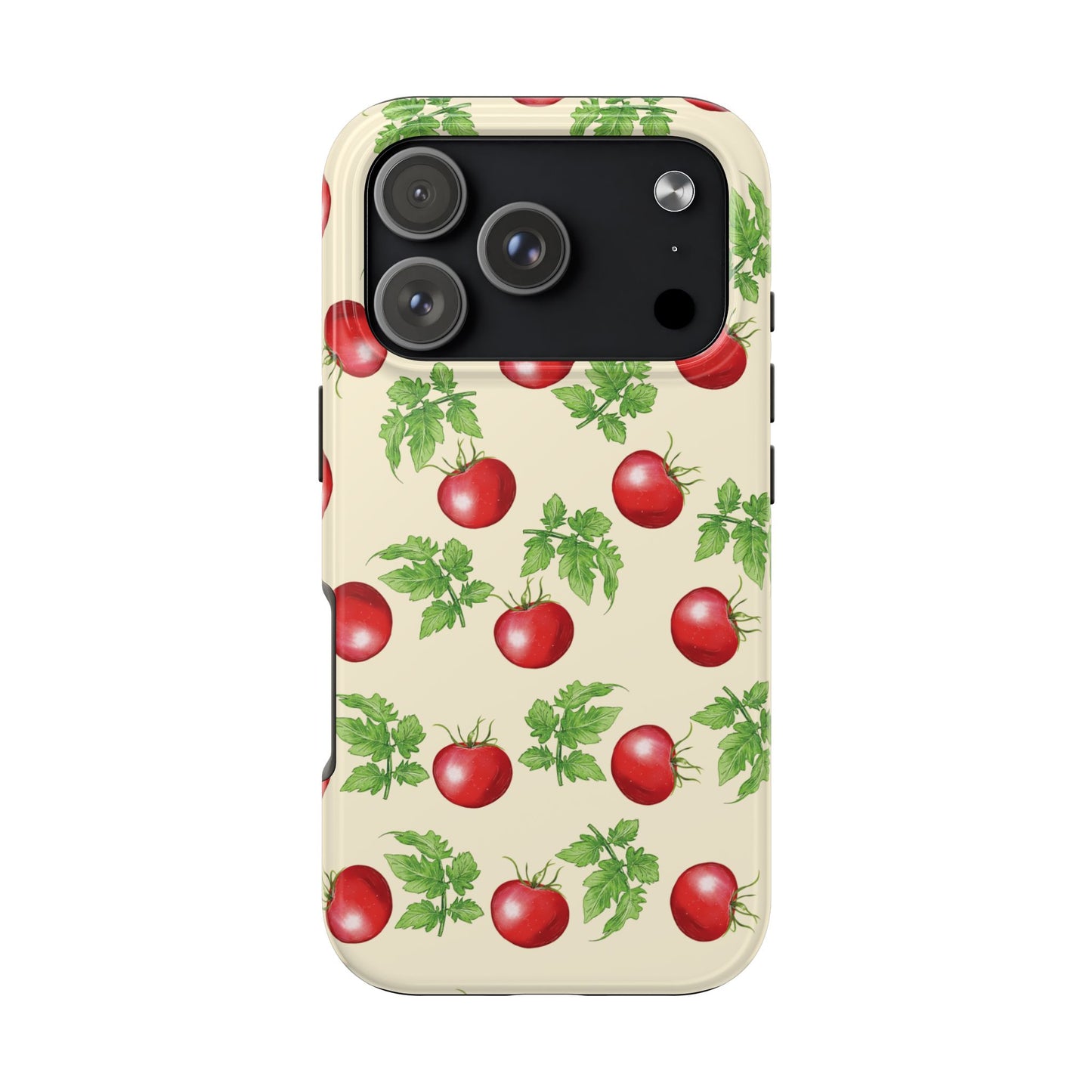Garden Tomato Pattern iPhone 17 Pro case by Kempain Family Outfitters.
