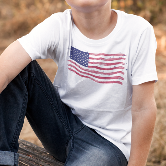 Kids' American Flag T-Shirt