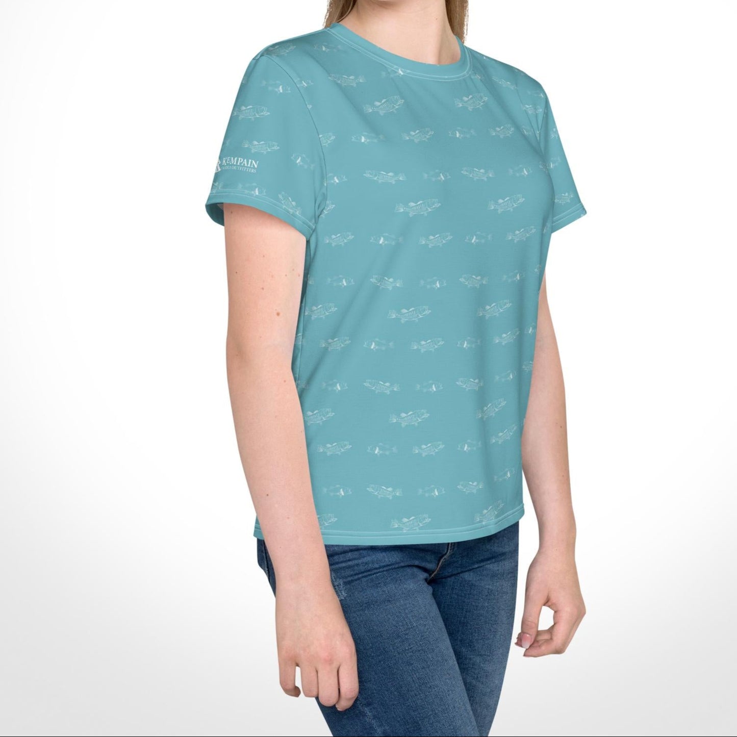 Kids' Largemouth Bass Pattern Jersey