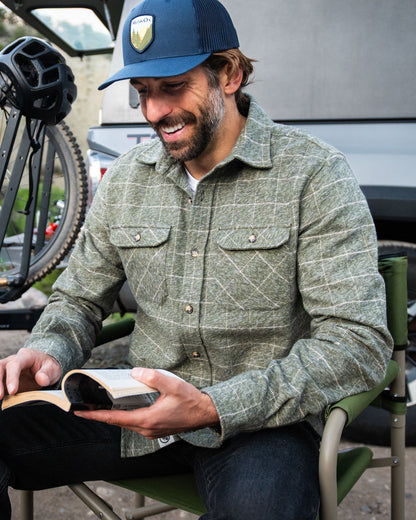 MuskOx Grand Flannel | 8.9oz Heavyweight | Moss Green