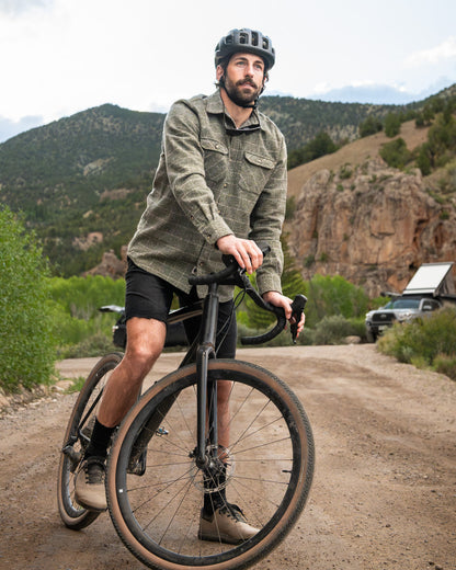 MuskOx Grand Flannel | 8.9oz Heavyweight | Moss Green