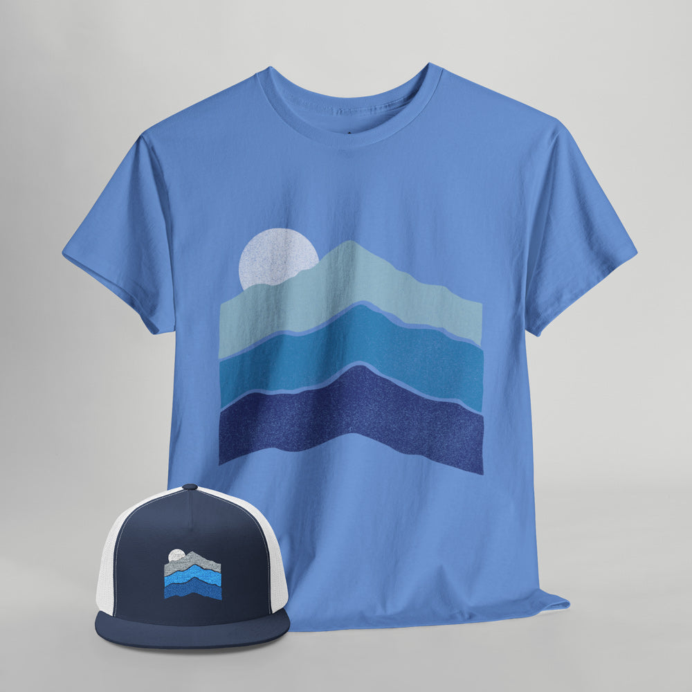 Mountain Waves Tee & Hat Bundle