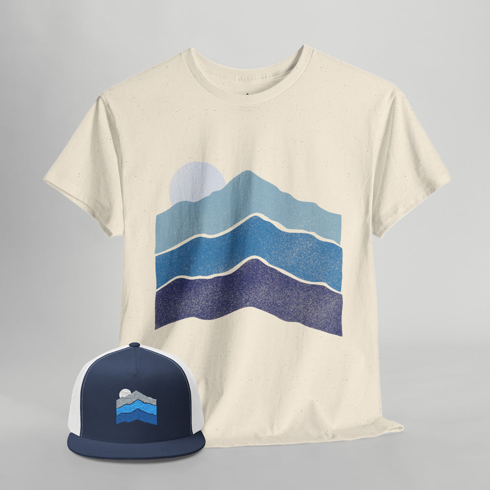 Mountain Waves Tee & Hat Bundle