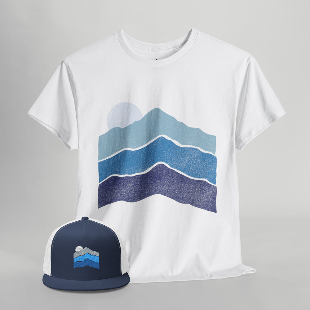 Mountain Waves Tee & Hat Bundle