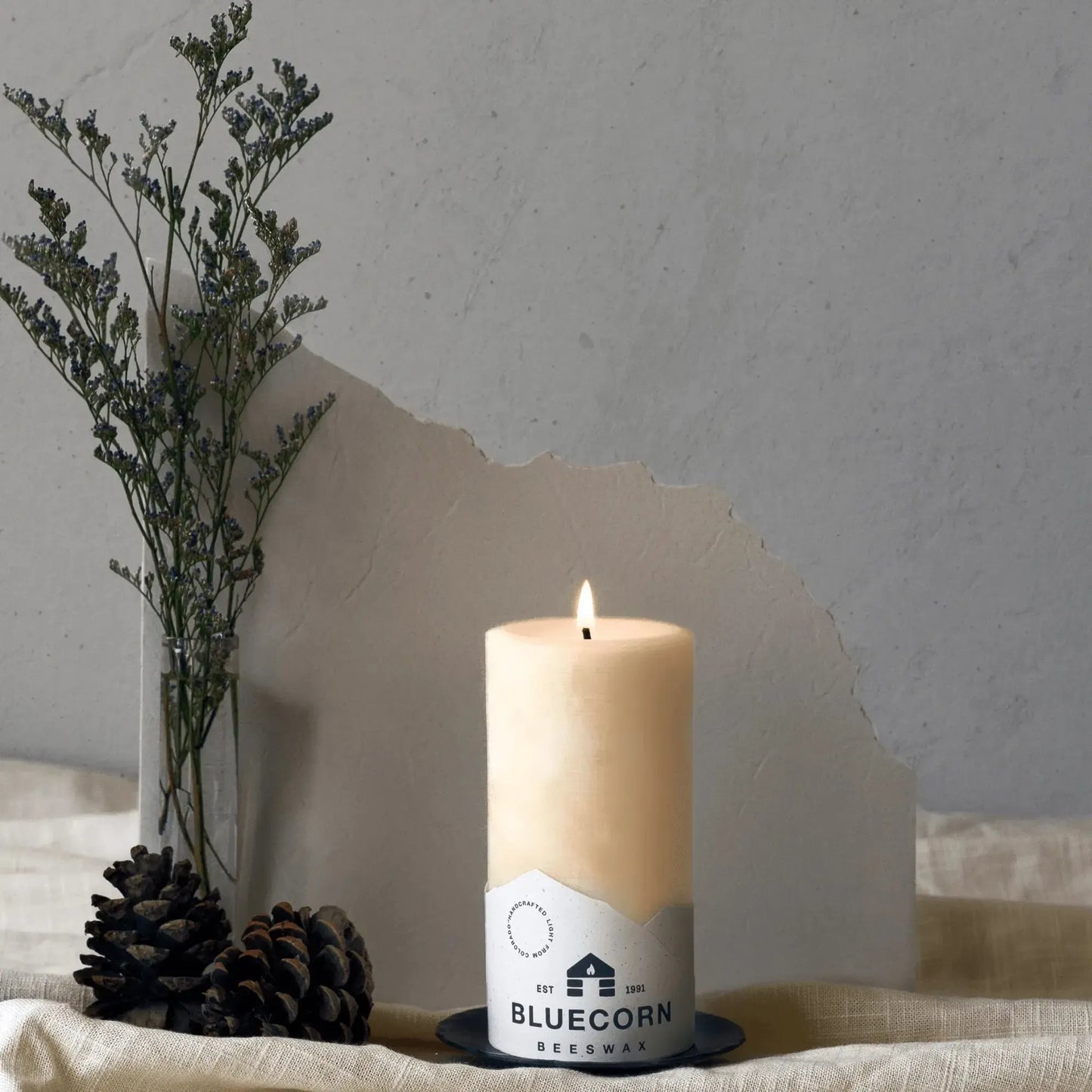 The Ivory Pillars | 100% Pure Beeswax