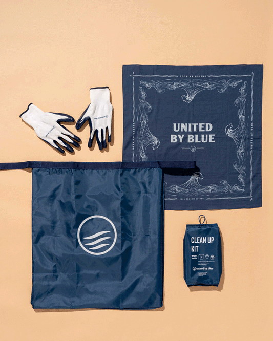 A reusable do it yourself trash cleanup Kit - recycled and organic by United By Blue.