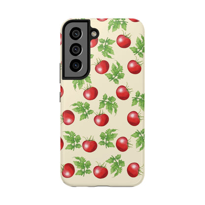 Garden Tomato Pattern Samsung Galaxy S22 case by Kempain Family Outfitters.