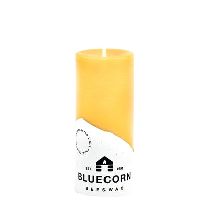 The Golden Pillars | 100% Pure Beeswax Pillars by Bluecorn Candles sold by Kempain Family Outfitters.