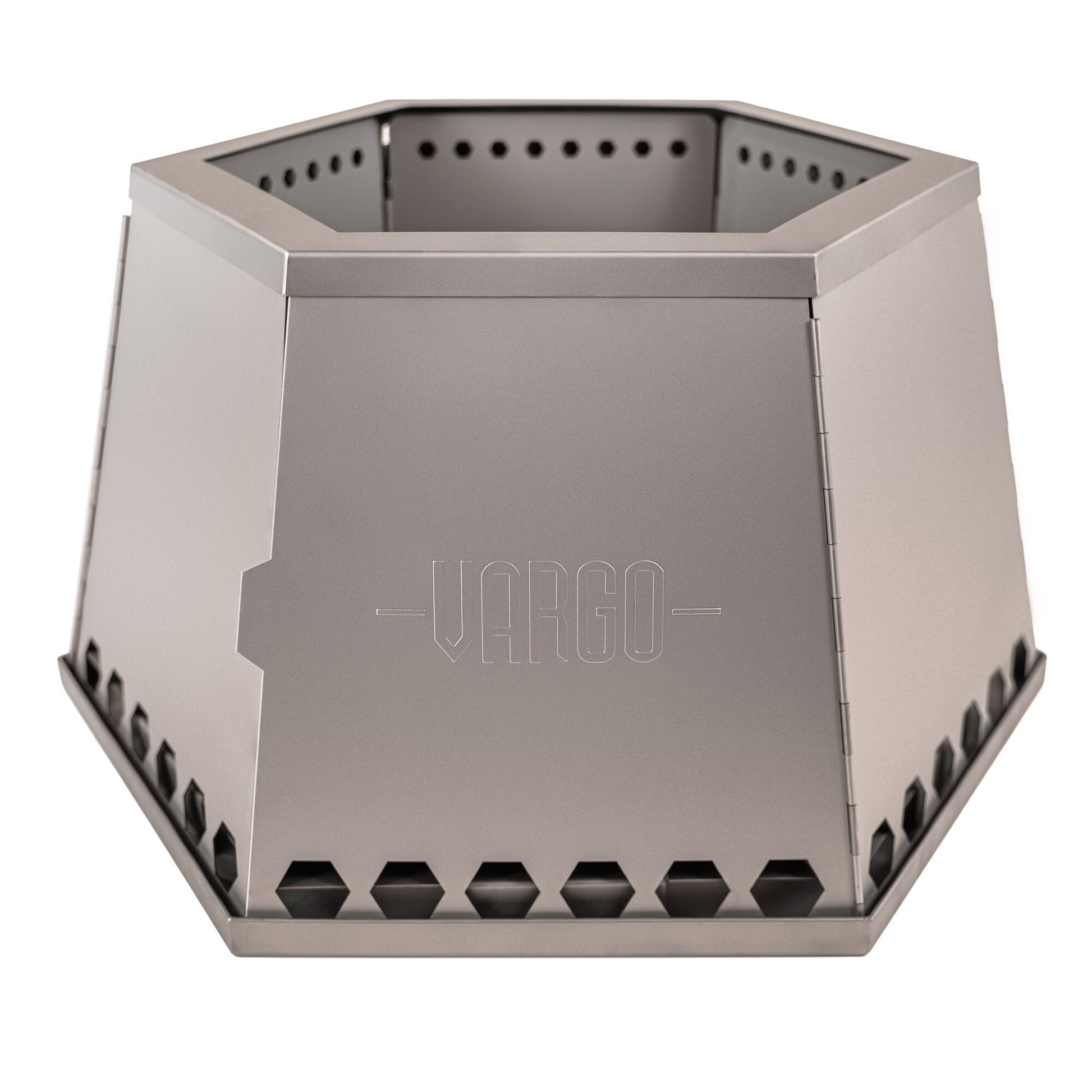 Titanium MegaHex Smokeless Flat Pack Fire Pit Smokeless Fire Pit by VARGO sold by Kempain Family Outfitters.