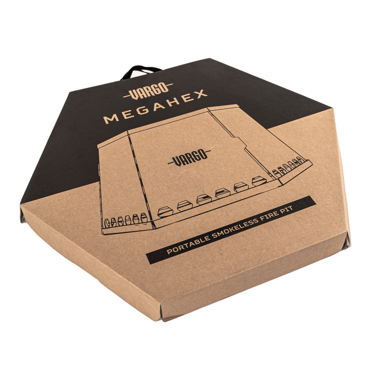 Titanium MegaHex Smokeless Flat Pack Fire Pit Smokeless Fire Pit by VARGO sold by Kempain Family Outfitters.