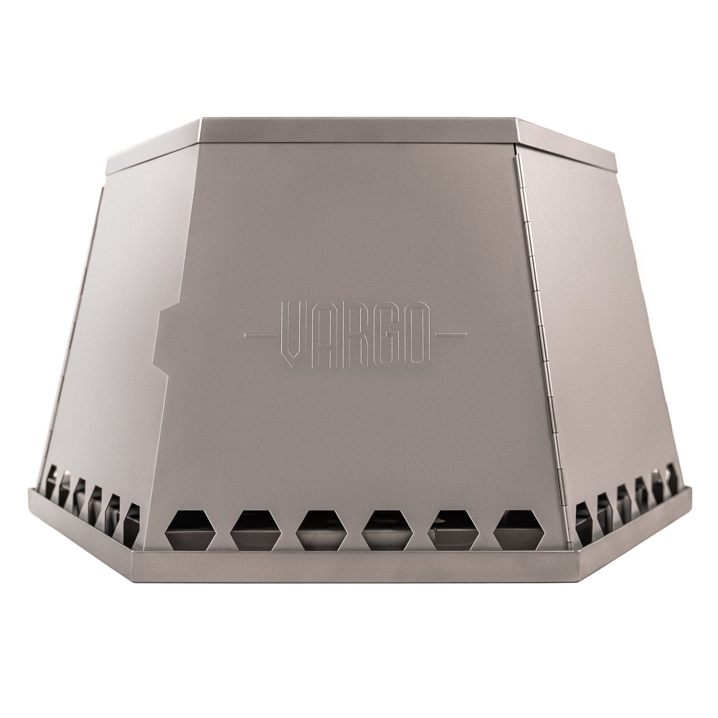 Titanium MegaHex Smokeless Flat Pack Fire Pit Smokeless Fire Pit by VARGO sold by Kempain Family Outfitters.