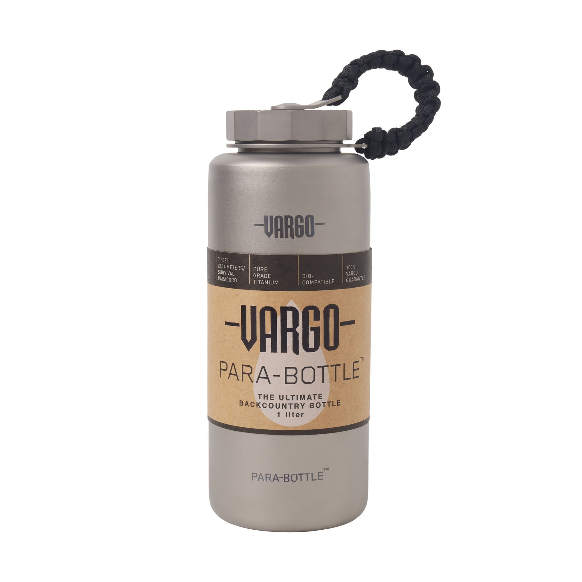 Titanium Para-Bottle Canteen - 1 Liter Water Bottles by VARGO sold by Kempain Family Outfitters.