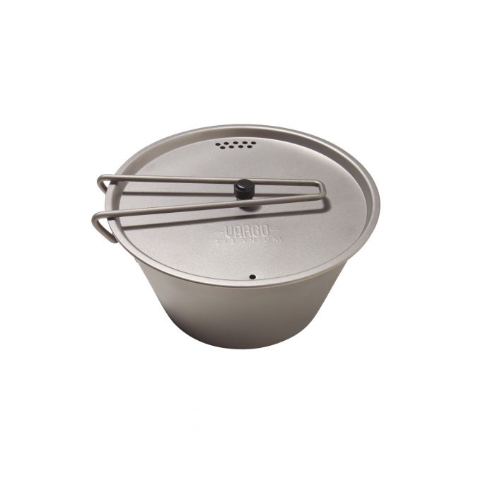 Titanium Sierra Magna Bowl and Pot Combo Camping Cookware & Dinnerware by VARGO sold by Kempain Family Outfitters.