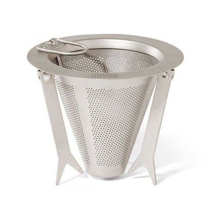 Titanium Travel Coffee Filter Solo Pour Over Maker Coffee Filter Baskets by VARGO sold by Kempain Family Outfitters.
