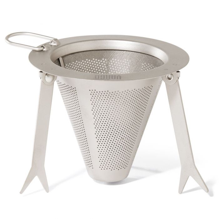Titanium Travel Coffee Filter Solo Pour Over Maker Coffee Filter Baskets by VARGO sold by Kempain Family Outfitters.