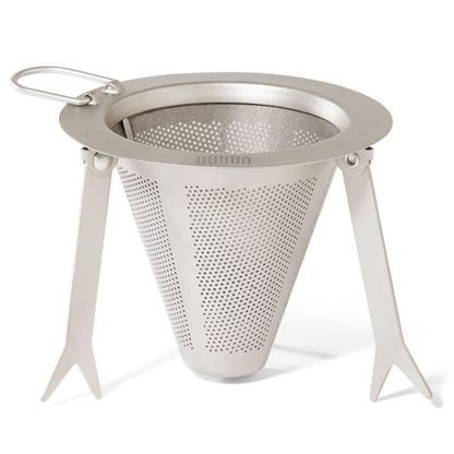 Titanium Travel Coffee Filter Solo Pour Over Maker Coffee Filter Baskets by VARGO sold by Kempain Family Outfitters.