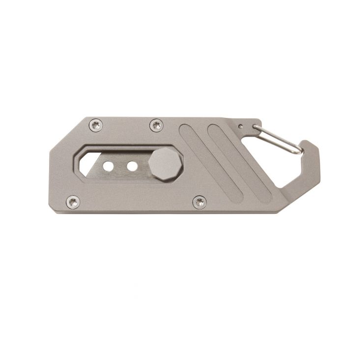 Titanium UtiliTi EDC Pocket Knife & Carabiner simple by VARGO sold by Kempain Family Outfitters.
