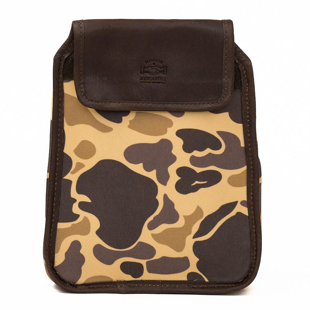 White Wing Waxed Canvas Double Foraging Pouch by Mission Mercantile Leather Goods sold by Kempain Family Outfitters.