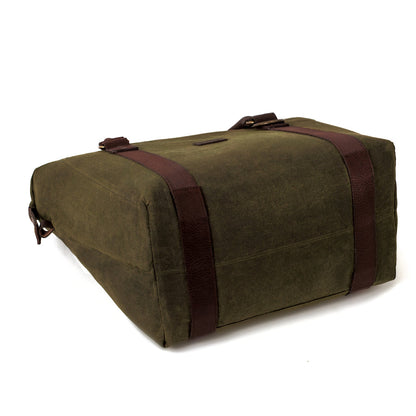 White Wing Waxed Canvas Large Cooler - 35L in by Mission Mercantile Leather Goods.