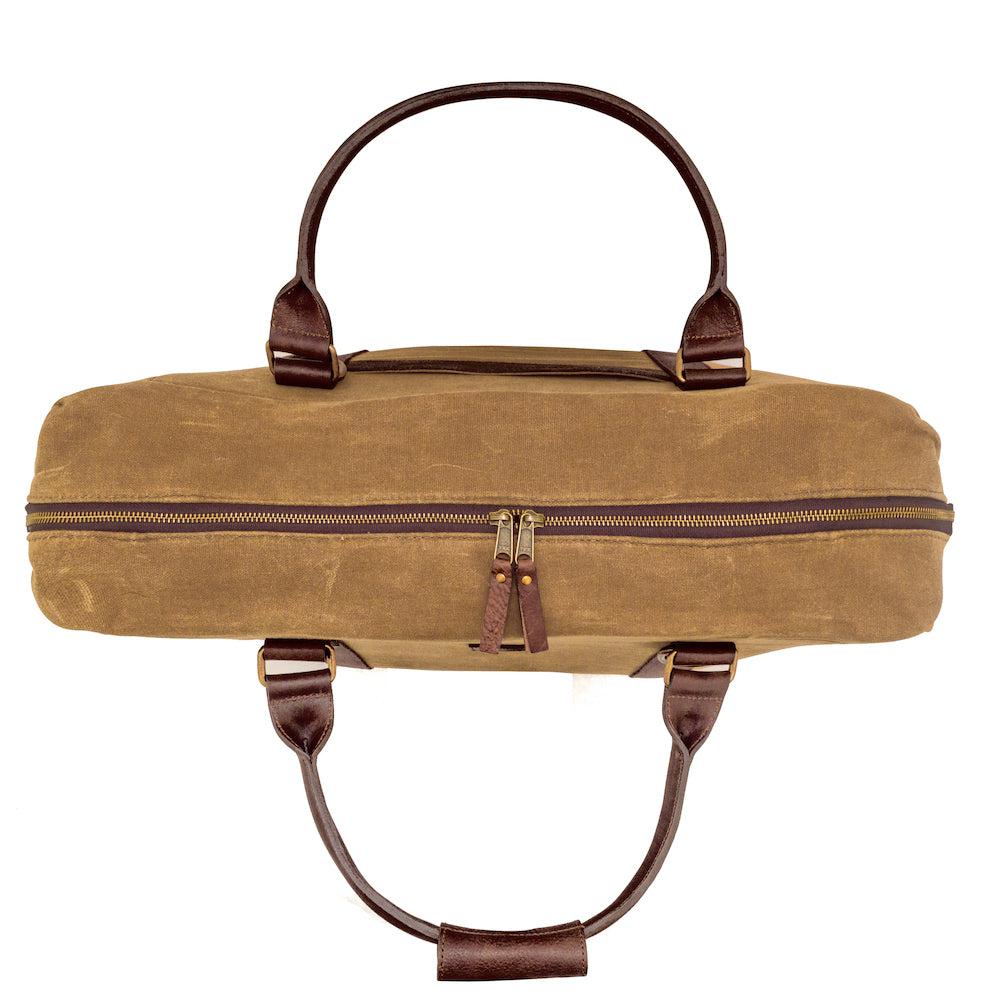 White Wing Waxed Canvas Large Cooler - 35L in by Mission Mercantile Leather Goods.