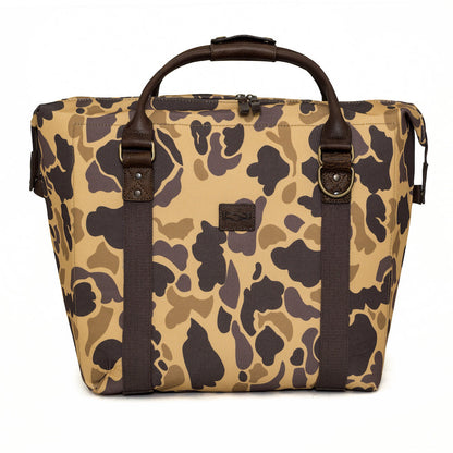 White Wing Waxed Canvas Large Cooler - 35L in by Mission Mercantile Leather Goods.