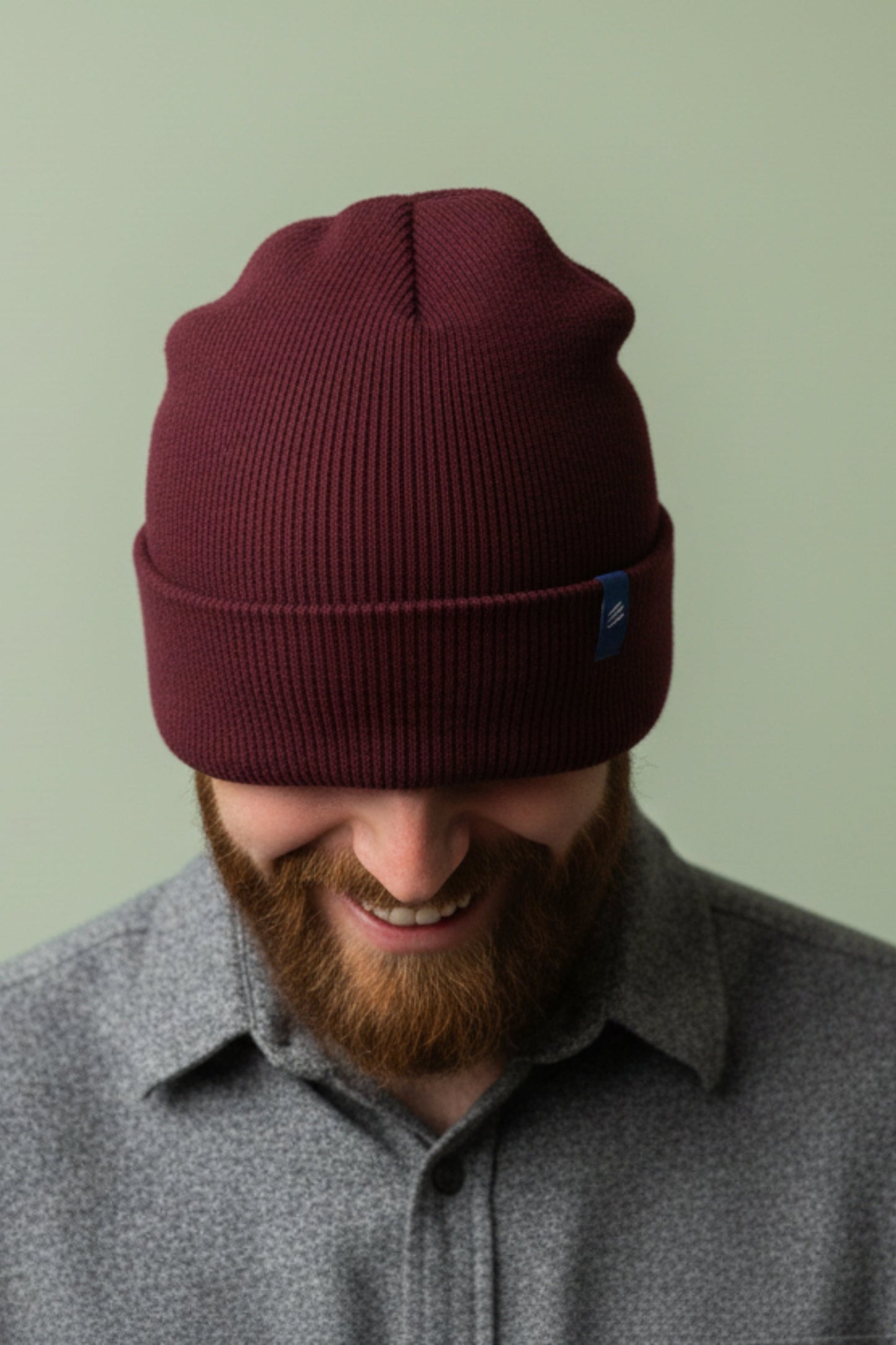 Yak Wool Beanie Hats by United By Blue sold by Kempain Family Outfitters worn by male model.